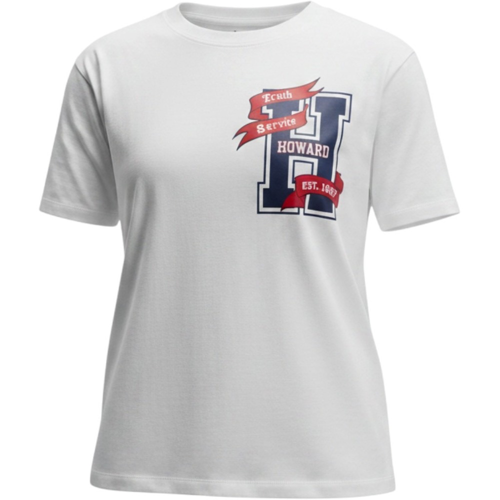 Nike‎ Women's Air Jordan x Howard University Shirt Activewear Performance, White